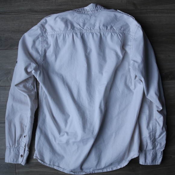 Men’s White H&M Button Up - Picture 4 of 4